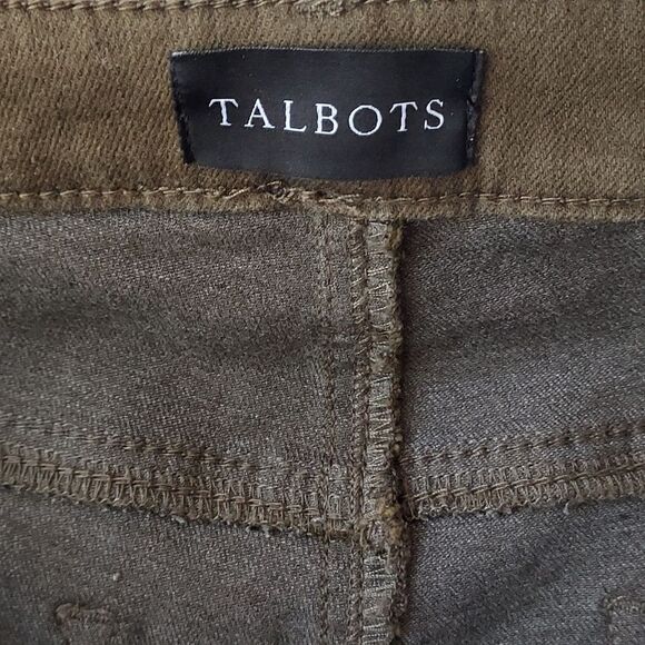 TALBOTS 16P Deep Moss Green Jegging - Picture 4 of 9